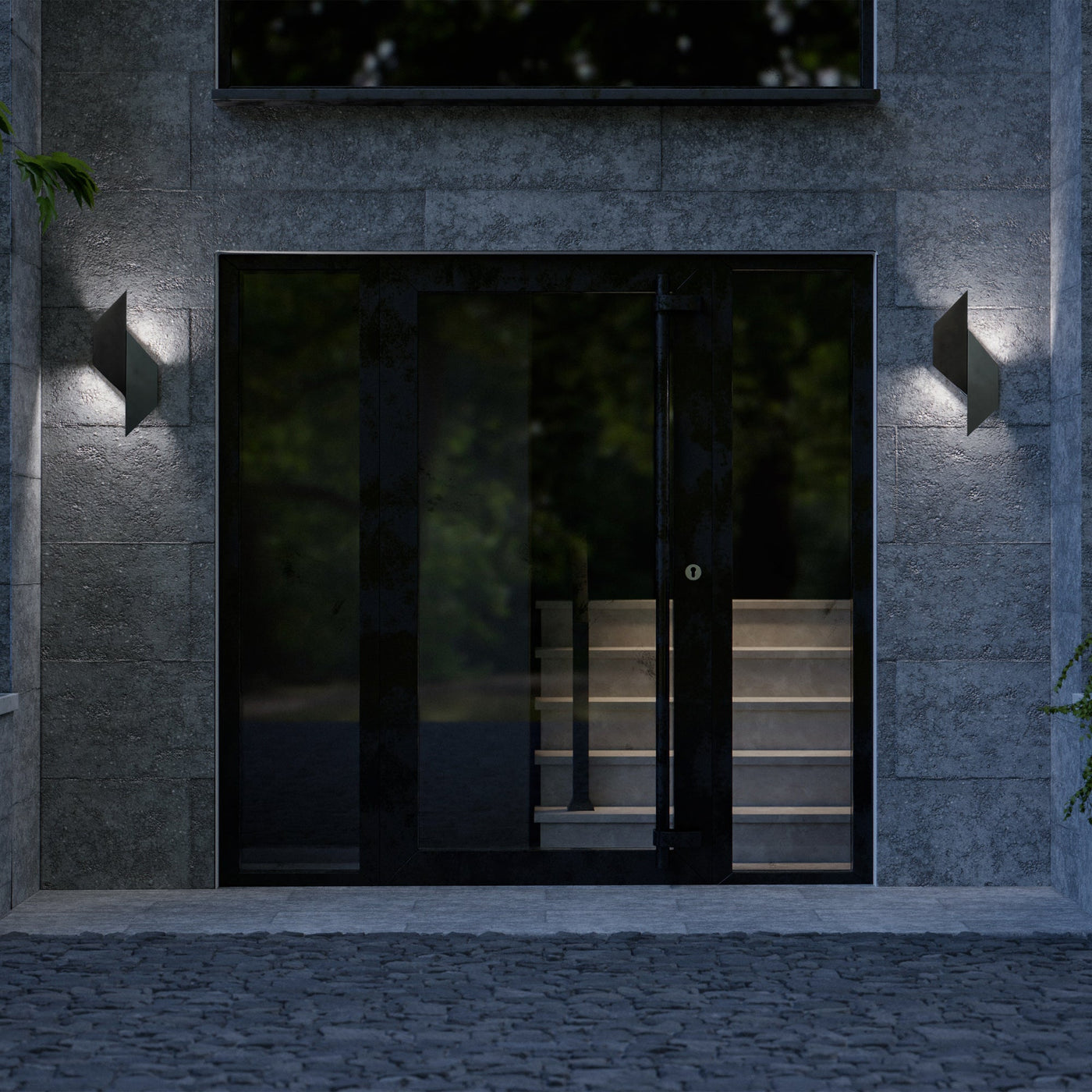 ##Antique Hardware## Alternate LED Outdoor Wall Light