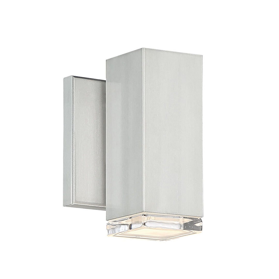 ##Antique Hardware## Block LED Indoor and Outdoor Wall Light