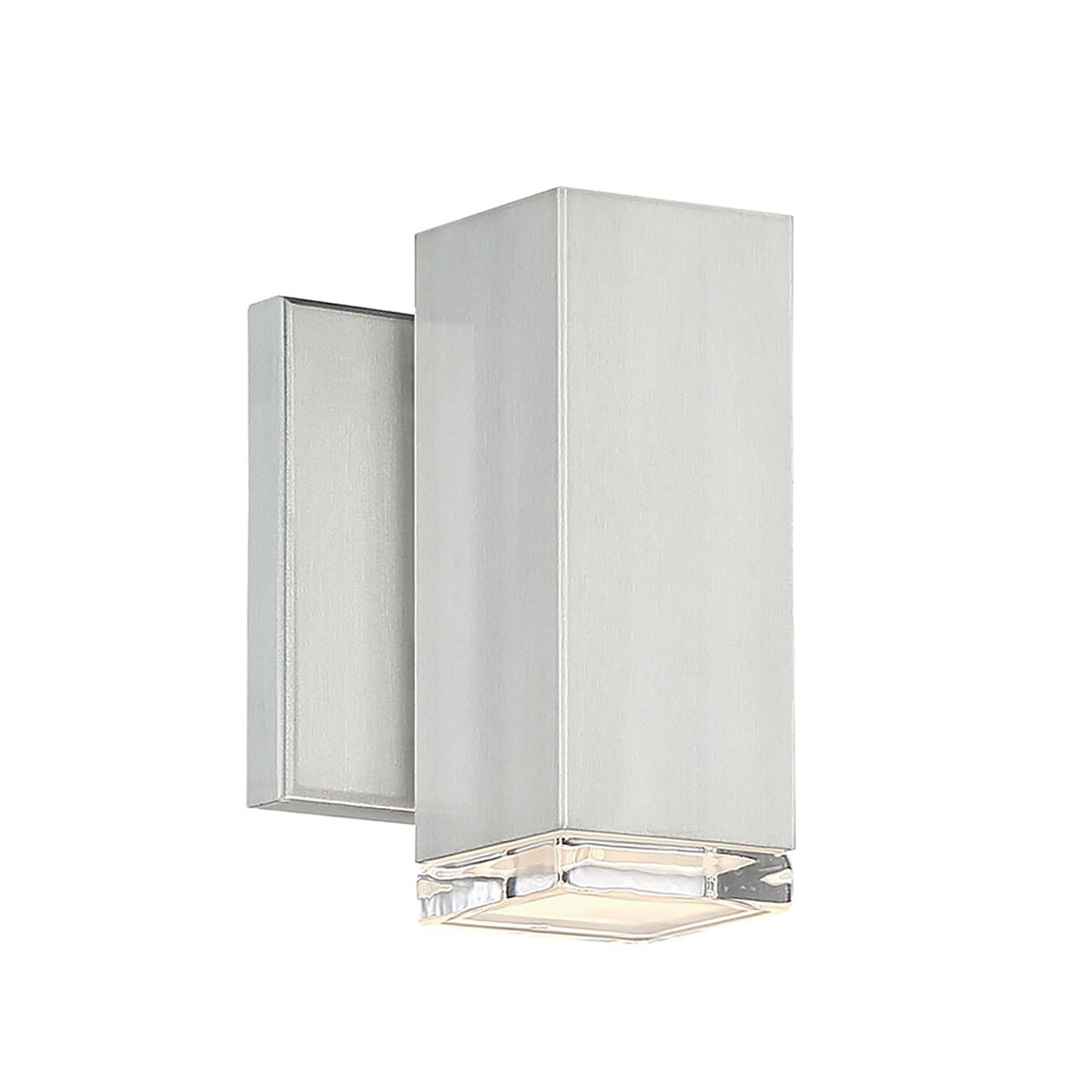 ##Antique Hardware## Block LED Indoor and Outdoor Wall Light