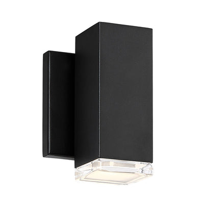 ##Antique Hardware## Block LED Indoor and Outdoor Wall Light