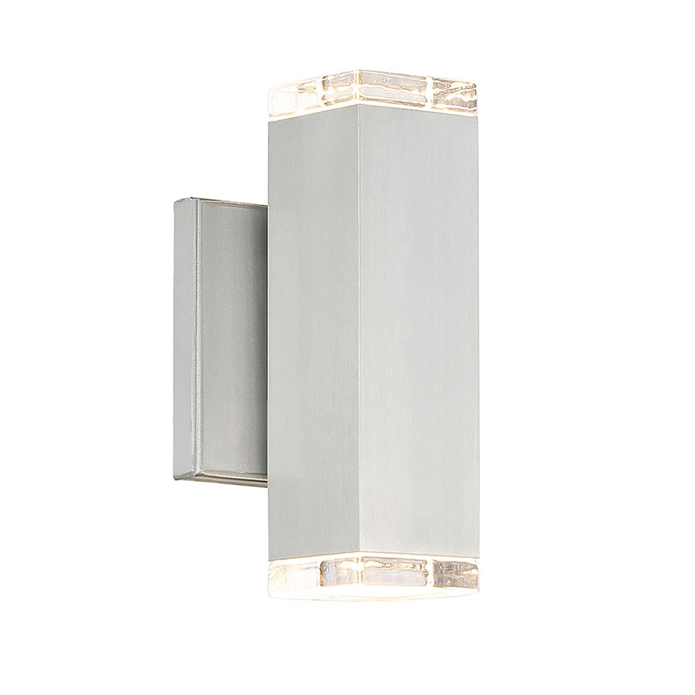 ##Antique Hardware## Block LED Indoor and Outdoor Wall Light
