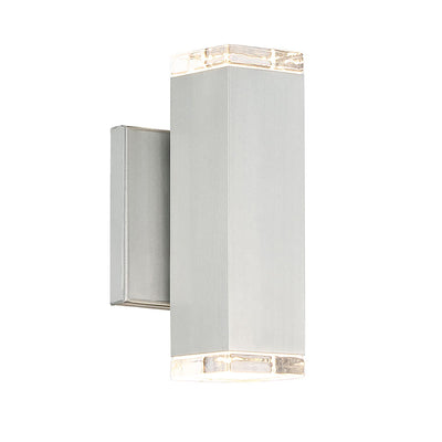 ##Antique Hardware## Block LED Indoor and Outdoor Wall Light