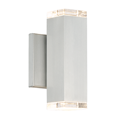 ##Antique Hardware## Block LED Indoor and Outdoor Wall Light