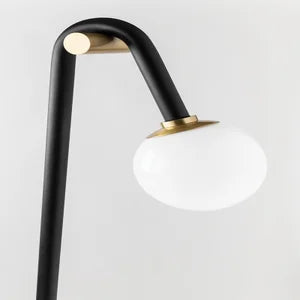 ##Antique Hardware## Whit Floor Lamp