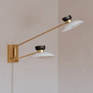 ##Antique Hardware## Whitley Plug-In Sconce
