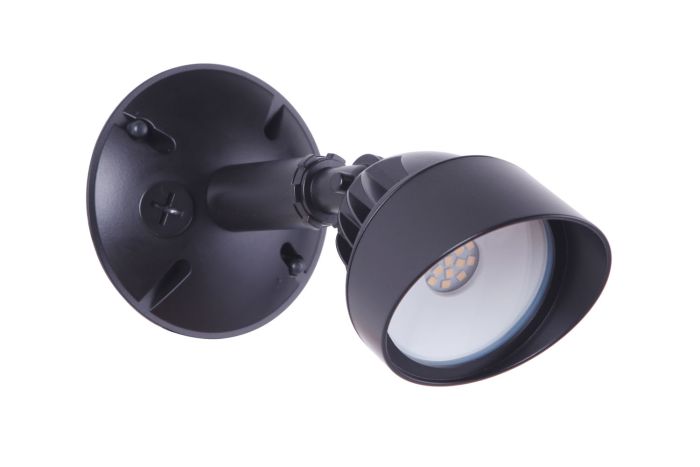##Antique Hardware## 1 Light Outdoor LED Flood in Bronze