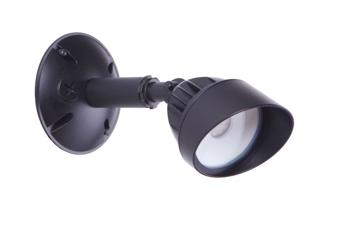 ##Antique Hardware## 1 Light Outdoor LED Flood in Midnight