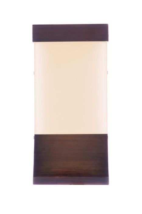 ##Antique Hardware## Vault 1 Light 12" LED Outdoor Wall Lantern  in Aged Bronze Brushed