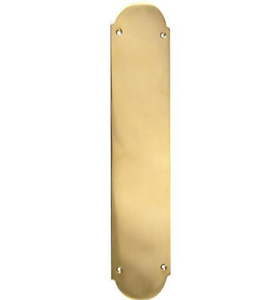 ##Antique Hardware## Open Box Sale Item 12 Inch Traditional Style Door Push Plate (Antique Brass Finish)