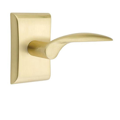 Antique Hardware Emtek Solid Brass Mercury Lever With Neos Rosette (Several Finish Options) EMTEK LEVER DOOR KNOB