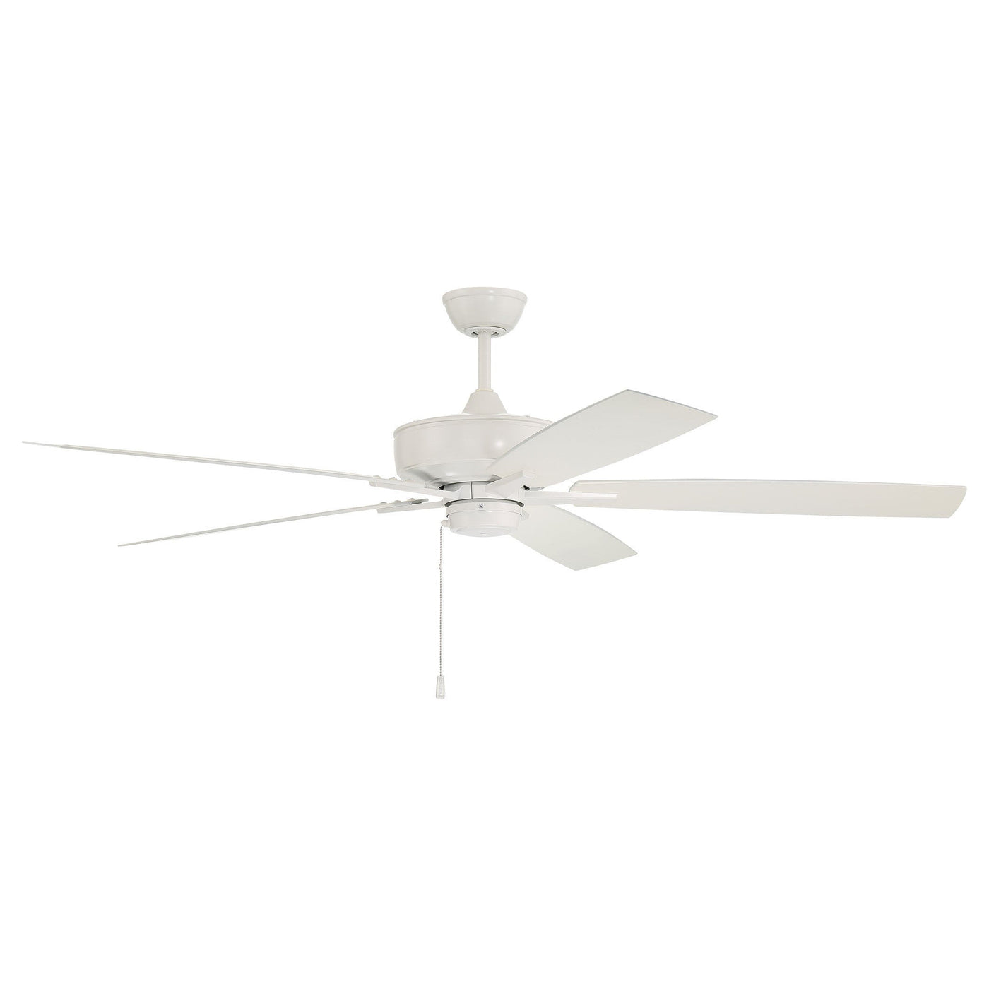 Antique Hardware 60" Outdoor Super Pro 60 in White w/ White Blades Ceiling Fan