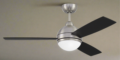 Antique Hardware 48" Keen in Brushed Polished Nickel w/ Flat Black/Greywood Blades Accessory