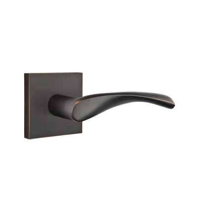 Antique Hardware Emtek Solid Brass Mercury Lever With Square Rosette (Several Finish Options) EMTEK LEVER DOOR KNOB