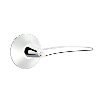 ##Antique Hardware## Emtek Solid Brass Poseidon Lever With Modern Rosette (Several Finish Options)