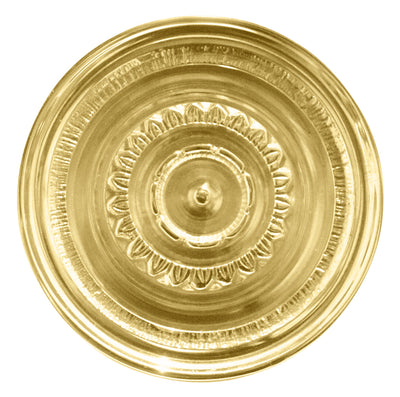 Antique Hardware 3 1/2 Inch Floral Disc French Oversized Patterned Knob (Several Finishes Available) KNOB