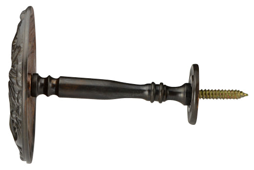 ##Antique Hardware## Solid Brass Baroque Curtain Tie Back (Several Finishes Available)