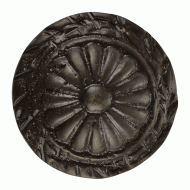 ##Antique Hardware## 1 Inch Floral Cabinet Knob (Several Finishes Available)