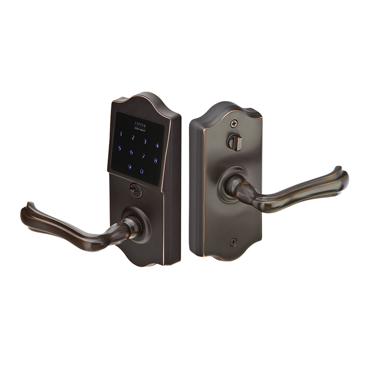 Antique Hardware EmTek E4002 Electronic Keypad Lever Set Electronic Keypad Entryway Sets