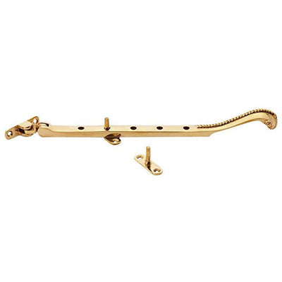 Antique Hardware 10 Inch Georgian Rope Casement Window Stay (Several Finishes Available) WINDOW STAY