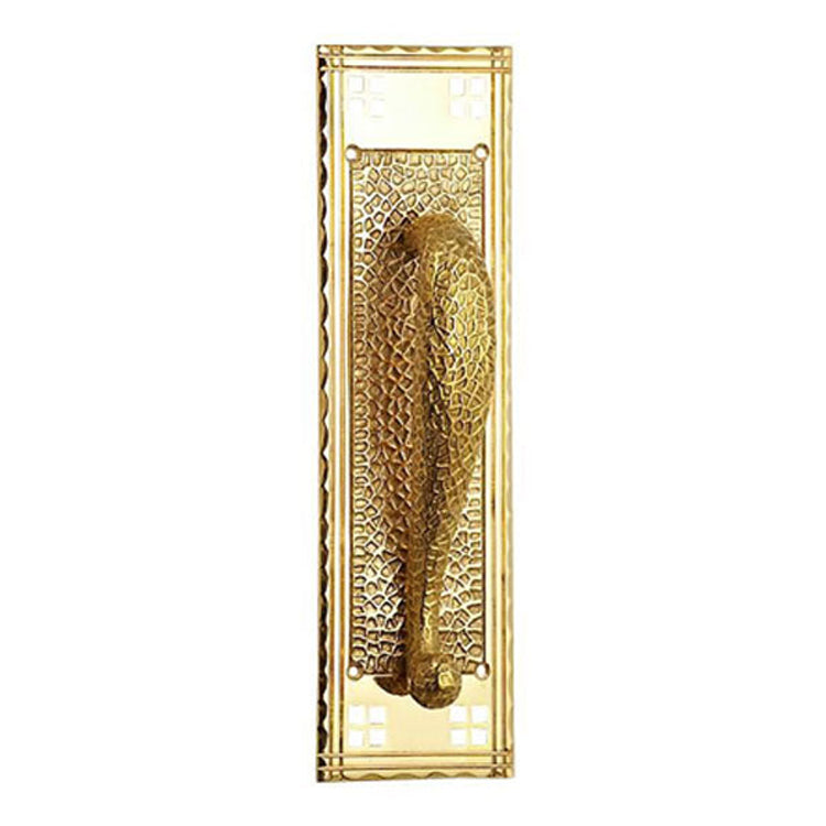 Antique Hardware 12 Inch Craftsman Style Door Pull & Plate ANTIQUE DOOR PULLS
