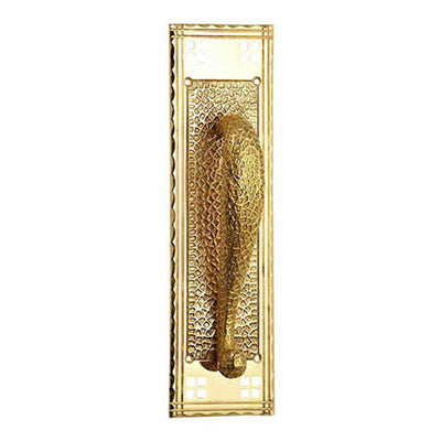 Antique Hardware 12 Inch Craftsman Style Door Pull & Plate ANTIQUE DOOR PULLS