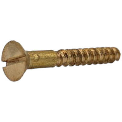 Antique Hardware 7/8 Inch Solid Brass Wood Screw SCREW-WOOD