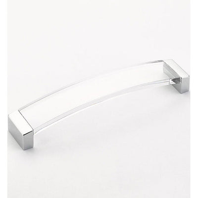 ##Antique Hardware## 6 5/8 Inch (6 1/4 Inch c-c) Positano Arched Clear Pull