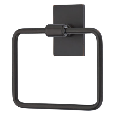 Antique Hardware 7 Inch Transitional Brass Towel Ring (Several Finishes Available) 