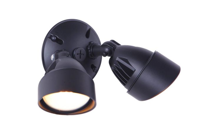 ##Antique Hardware## 2 Light Outdoor LED Flood in Bronze