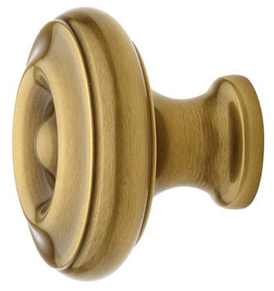 Antique Hardware 1 1/4 Inch Solid Brass Waverly Cabinet & Furniture Knob CABINET KNOB