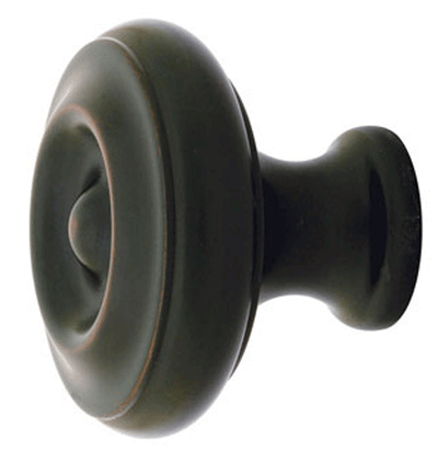 Antique Hardware 1 1/4 Inch Solid Brass Waverly Cabinet & Furniture Knob CABINET KNOB