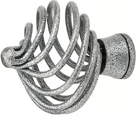 Antique Hardware 1 1/4 Inch Solid Steel Flanders Birdcage Cabinet & Furniture Knob KNOB