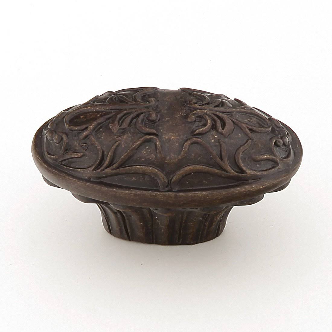 Antique Hardware 1 1/8 Inch Cantata Oval Cabinet & Furniture Knob CABINET KNOB