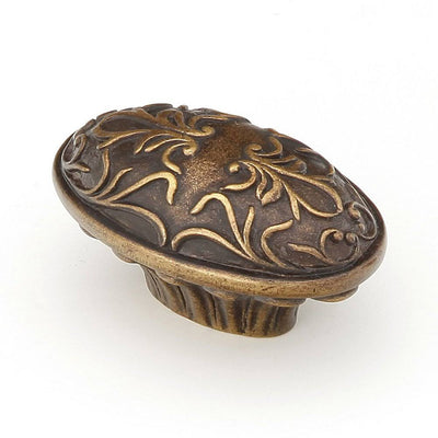 Antique Hardware 1 1/8 Inch Cantata Oval Cabinet & Furniture Knob CABINET KNOB