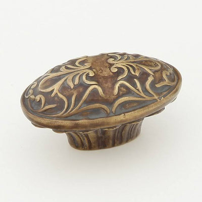Antique Hardware 1 1/8 Inch Cantata Oval Cabinet & Furniture Knob CABINET KNOB