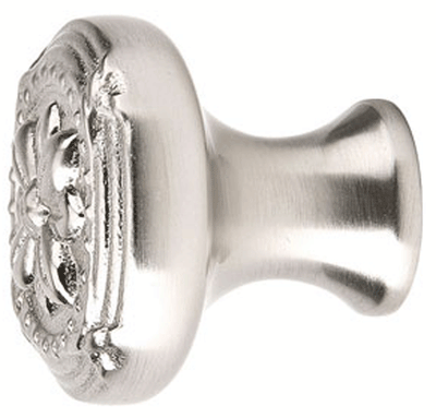 Antique Hardware 1 1/4 Inch Solid Brass Ribbon & Reed Cabinet & Furniture Knob CABINET KNOB