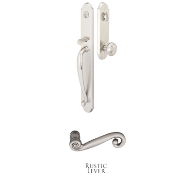 ##Antique Hardware## Solid Brass Albany Style Mortise Entryway Set