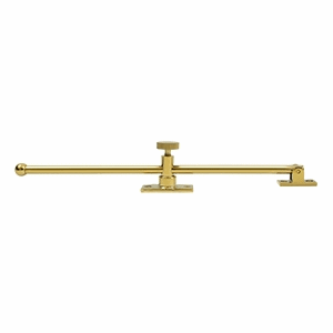 Antique Hardware 12 Inch Solid Brass Standard Casement Stay Adjuster WINDOW STAY