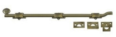 Antique Hardware 18 Inch Deltana Offset Heavy Duty Surface Bolt SURFACEBOLT