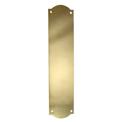 Antique Hardware 12 Inch Solid Brass Oval Push Plate DOOR PUSH