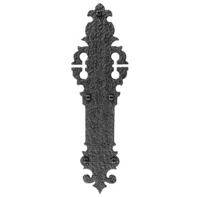 Antique Hardware 12 Inch Rough Iron Ornate Push Plate Door Push Plates