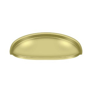 Antique Hardware 4 1/2 Inch Solid Brass Elongated Shell Cabinet & Furniture Cup Pull (Several Finishes Available) CABINET PULL