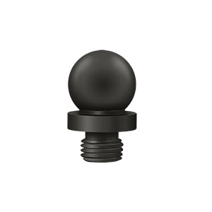 ##Antique Hardware## 9/16 Inch Solid Brass Ball Tip Door Finial