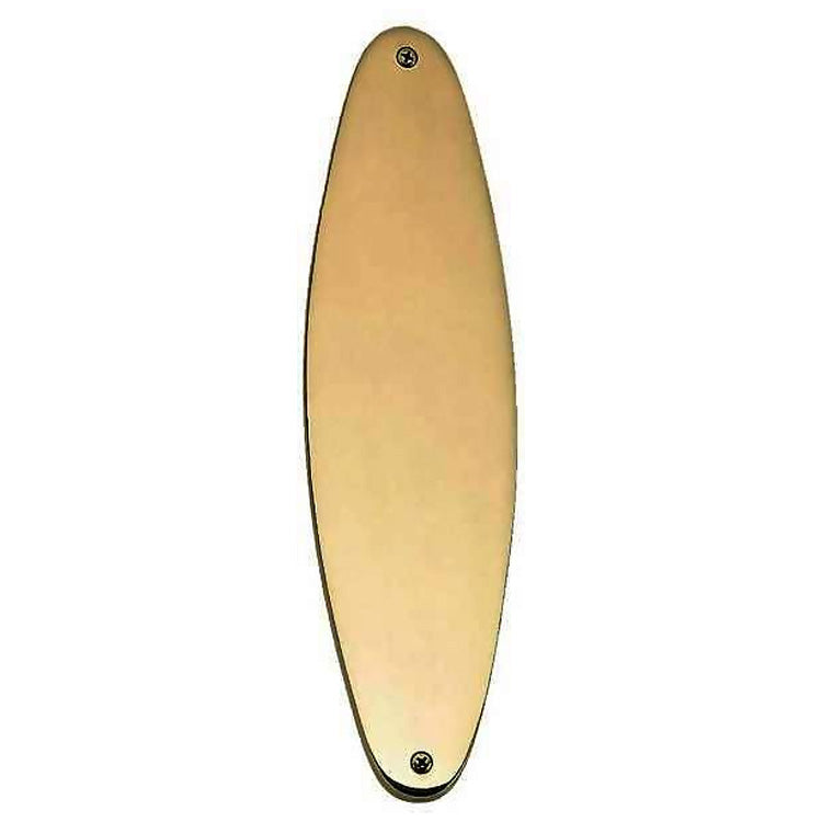 Antique Hardware 11 Inch Solid Brass Traditional Oval Push Plate (Several Finishes Available) Door Push Plates
