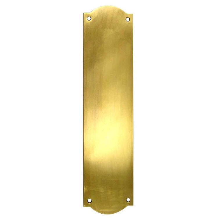 Antique Hardware 12 Inch Solid Brass Oval Push Plate DOOR PUSH