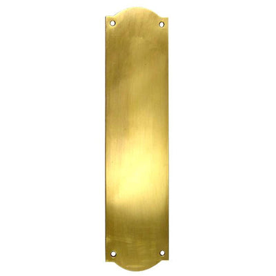 Antique Hardware 12 Inch Solid Brass Oval Push Plate DOOR PUSH