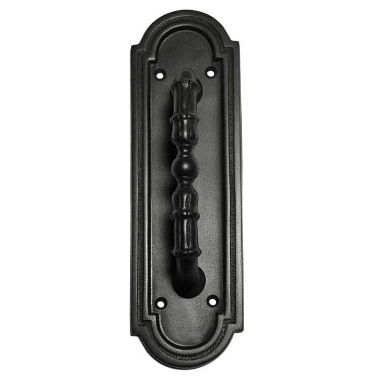##Antique Hardware## 8 3/8 Inch Solid Brass Arched Style Pull Plate (Several Finishes Available)
