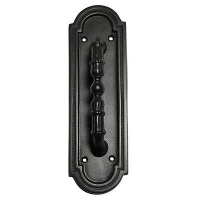 ##Antique Hardware## 8 3/8 Inch Solid Brass Arched Style Pull Plate (Several Finishes Available)