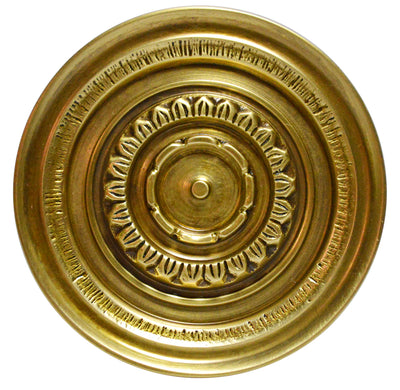 Antique Hardware 3 1/2 Inch Floral Disc French Oversized Patterned Knob (Several Finishes Available) KNOB