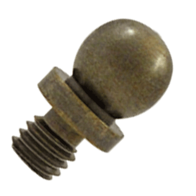 Antique Hardware 3/8 Inch Solid Brass Ball Tip Cabinet Finial CABINET HINGE